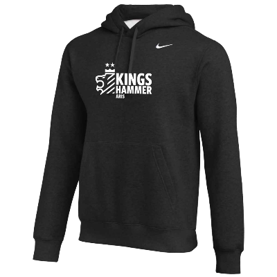 Club Fleece Hoodie - Black (Badge) Image