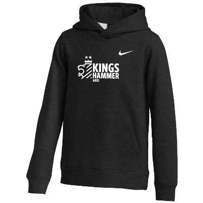 Club Fleece Hoodie - Black (Badge) Image (37129)