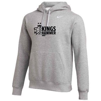 Club Fleece Hoodie - Gray Heather  (Badge) Image