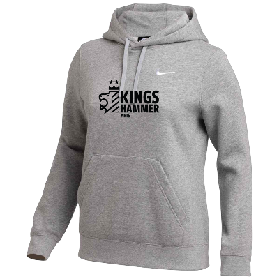 Club Fleece Hoodie - Gray Heather  (Badge) Image (37131)