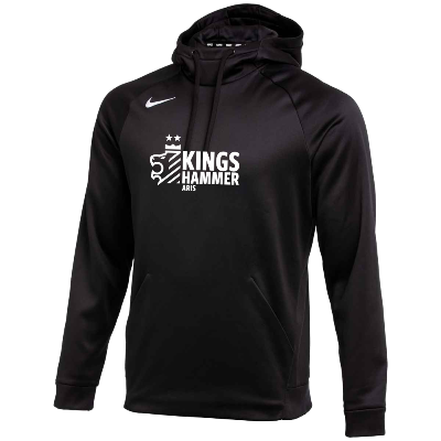 Therma Pullover Hoodie - Black (Badge) Image