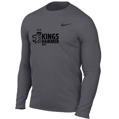 TM R Legend LS Tee - Carbon Heather (Badge) Image