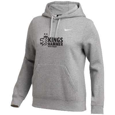 Club Fleece Hoodie - Gray Heather  (Badge) Image (37182)