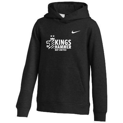 Club Fleece Hoodie - Black  (Badge) Image (37210)