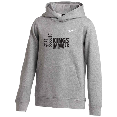 Club Fleece Hoodie - Gray Heather  (Badge) Image (37217)