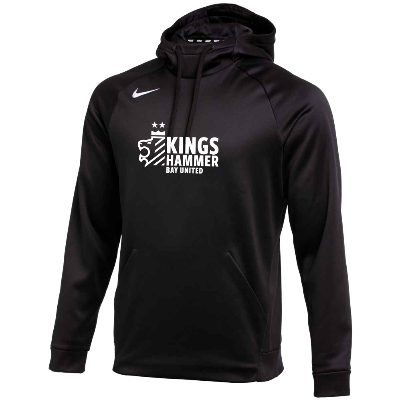 Therma Pullover Hoodie - Black (Badge) Image