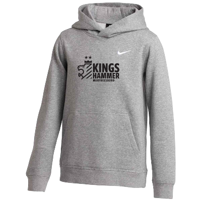 Club Fleece Hoodie - Gray Heather  (Badge) Image (37284)