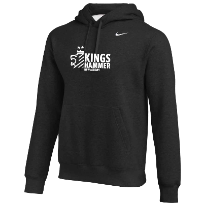 Club Fleece Hoodie - Black  (Badge) Image