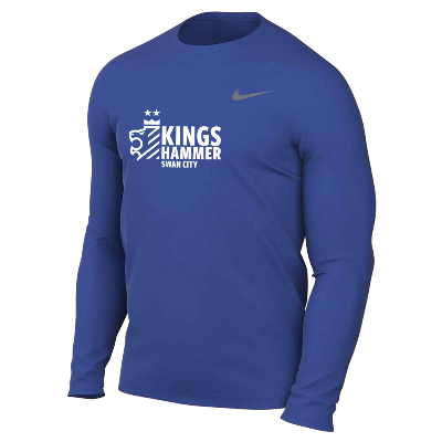 TM R Legend LS Tee - Royal Blue (Badge) Image