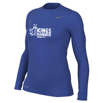 TM R Legend LS Tee - Royal Blue (Badge) Image (37338)