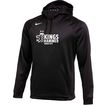 Therma Pullover Hoodie - Black (Badge) Image