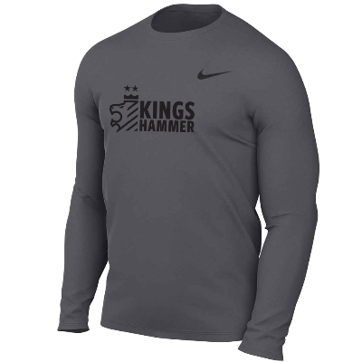 TM R Legend LS Tee - Carbon Heather (Badge) Image