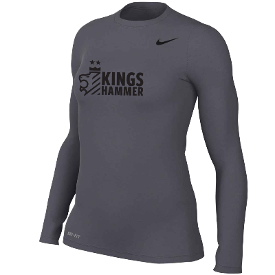 TM R Legend LS Tee - Carbon Heather (Badge) Image (37361)
