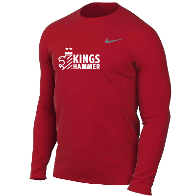 TM R Legend LS Tee - Red (Badge) Image