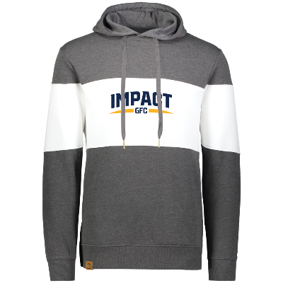 All American Hoody - Carbon Heather/White Image