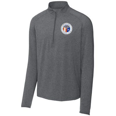 Sport-Wick Stretch 1/2 Zip Pullover - Charcoal Grey Heather Image