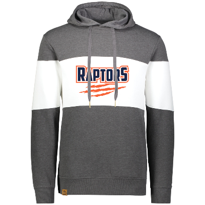 All American Hoody - Carbon Heather/White Image