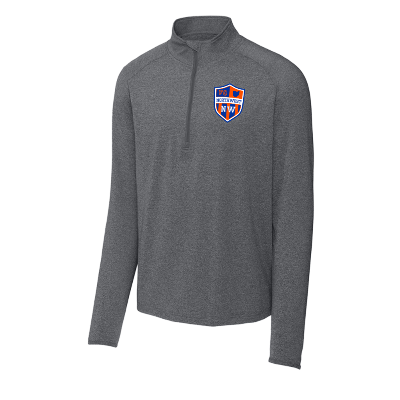Sport-Wick Stretch 1/2 Zip Pullover - Charcoal Grey Heather Image