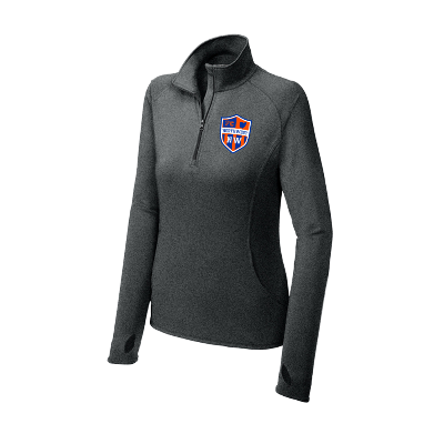 Sport-Wick Stretch 1/2 Zip Pullover - Charcoal Grey Heather Image (38003)