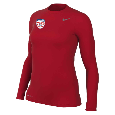 TM R Legend LS Tee - Red Image (38099)