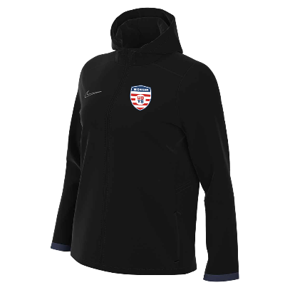 Academy 25 Rain Jacket - Black/White Image (38116)