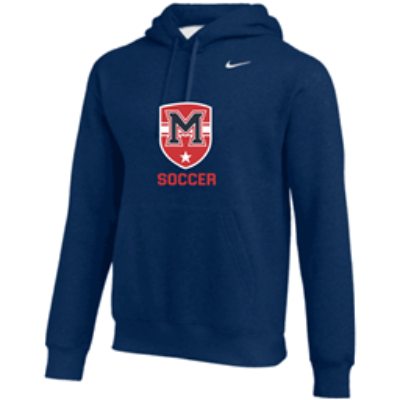 Club Fleece Hoddie Navy Image