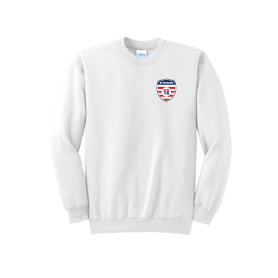 Essential Fleece Crewneck - White Image (38210)