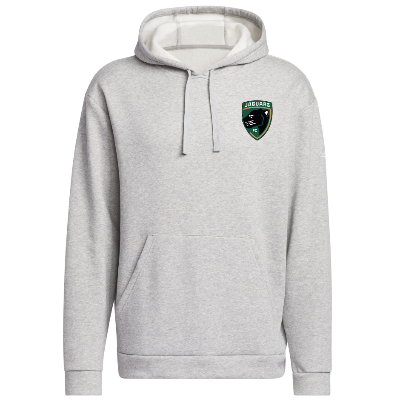 Fleece Hoody Grey/White Image