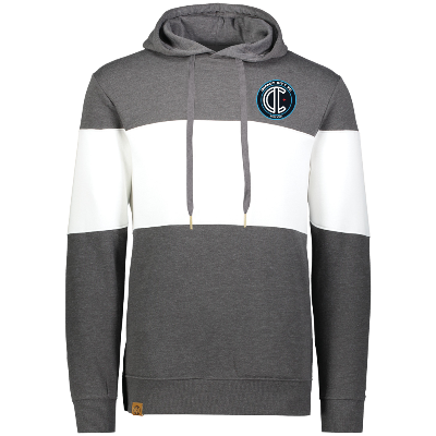 All American Hoody - Carbon Heather/White Image