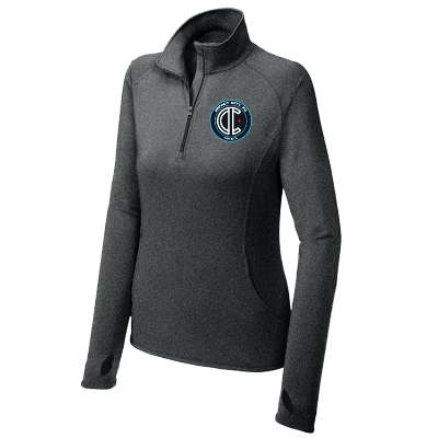 Sport-Wick Stretch 1/2 Zip Pullover - Charcoal Grey Image (38337)