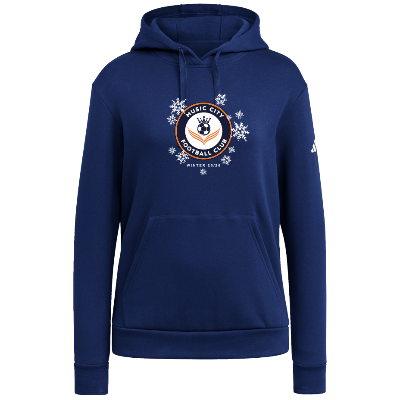 Adidas Fleece Hoodie - Navy Image (38368)