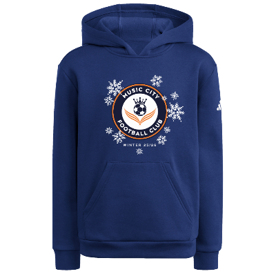 Adidas Fleece Hoodie - Navy Image (38369)