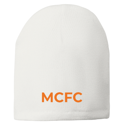 Fleece Beanie - White Image
