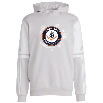 Squadra 25 Sweat Hoodie - Lt Grey/White Image