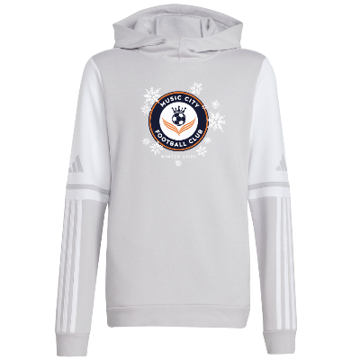 Squadra 25 Sweat Hoodie - Lt Grey/White Image (38805)