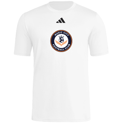 SS Pregame Tee - White/Black Image