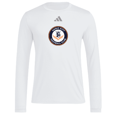 L/S Pregame Tee - White Image