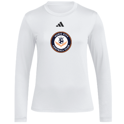 L/S Pregame Tee - White Image (38831)