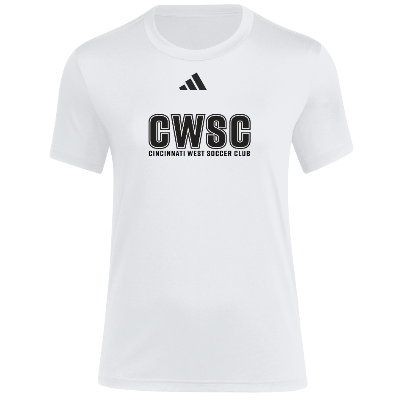 SS Pregame Tee - White/Black Image (38869)