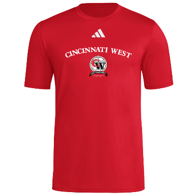 S/S Pregame Tee - Red/White Image