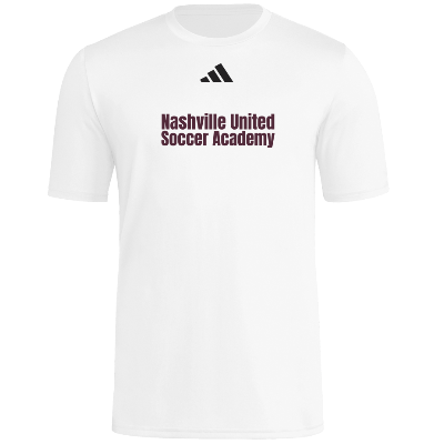 SS Pregame Tee - White/Black Image