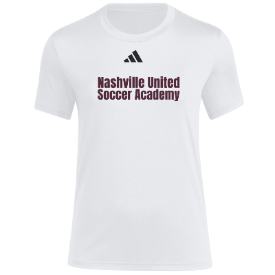 SS Pregame Tee - White/Black Image (38888)