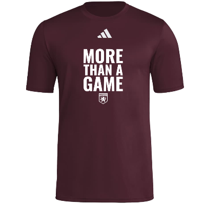S/S Pregame Tee - Maroon/White Image