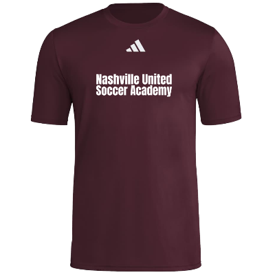 S/S Pregame Tee - Maroon/White Image