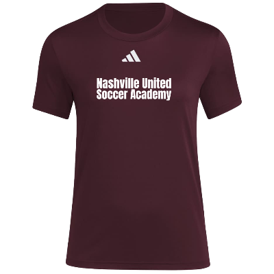 S/S Pregame Tee - Maroon/White Image (38898)