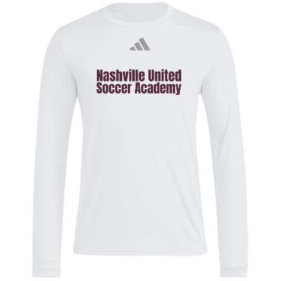 L/S Pregame Tee - White Image