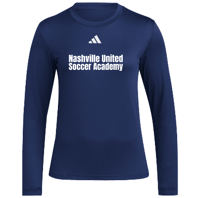 L/S Pregame Tee - Navy/White Image (38904)