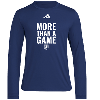 L/S Pregame Tee - Navy/White Image