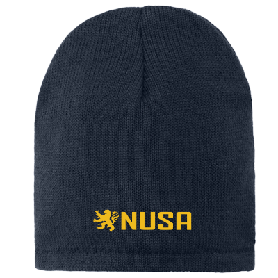 Fleece Beanie - Navy Image