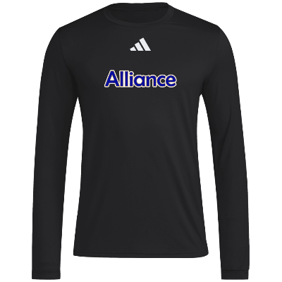 LS Pregame Tee - Black/White Image